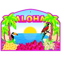 Zoom : Cut-out Aloha