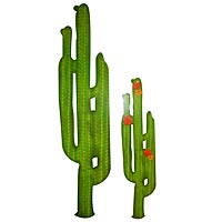Zoom : Lot de 2 découpes carton rigide Cactus