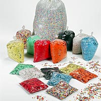 Zoom : Luxury carnival confetti.