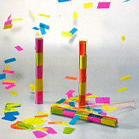 Zoom : Confetti rectangles en papier de soie ignifugés ou non ignifugés.