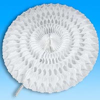 Zoom : Eventail, papier ignifugé