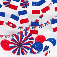 Zoom : Decoration kit, garlands, banners, flags, balloons