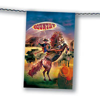 Zoom : Country paper flag bunting 
