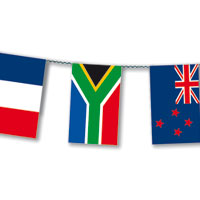 Zoom : Plastic bunting,  Rugby world cup 2007