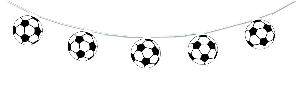 Cliquer pour fermer la fentre -  Guirlande ballons football