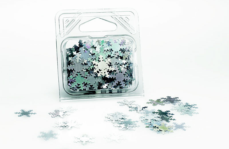 Cliquer pour fermer la fentre -  Hologram snowflakes glitter 10080F