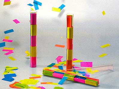 Cliquer pour fermer la fentre - Confetti rectangles en papier ignifugé