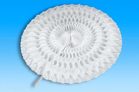 Cliquer pour fermer la fentre - >Eventail, papier ignifug / Flameproof paper fan